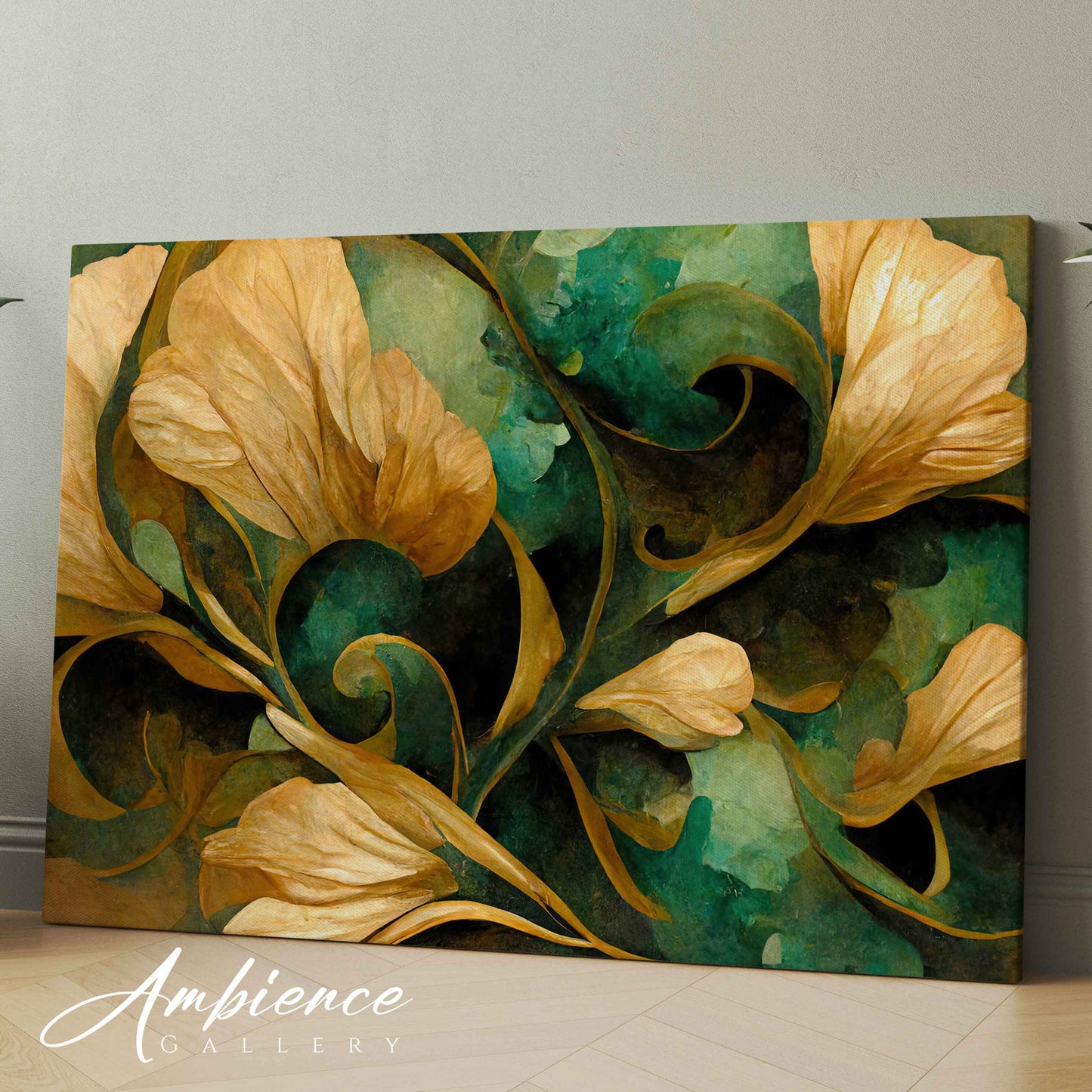 Elegant Floral Nouveau Decorative Style