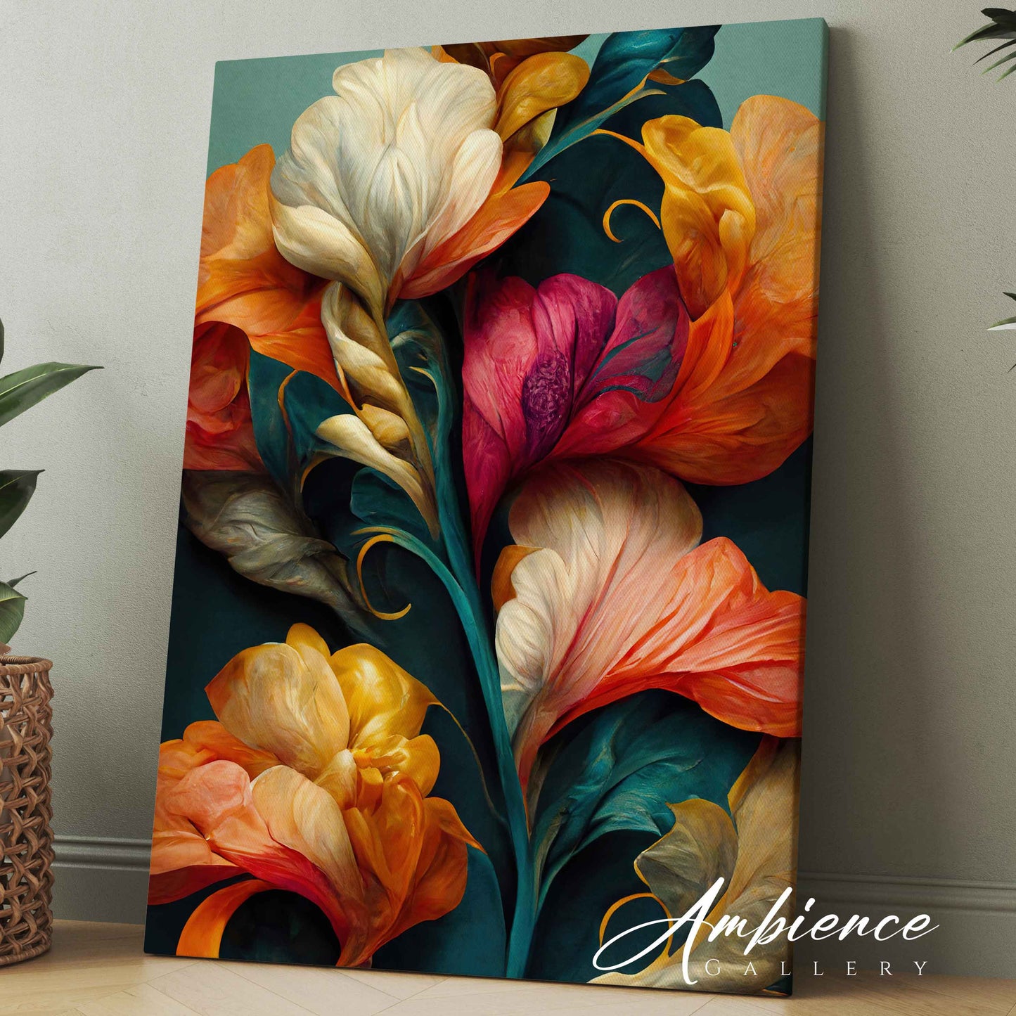 Elegant Floral Baroque Decorative Style