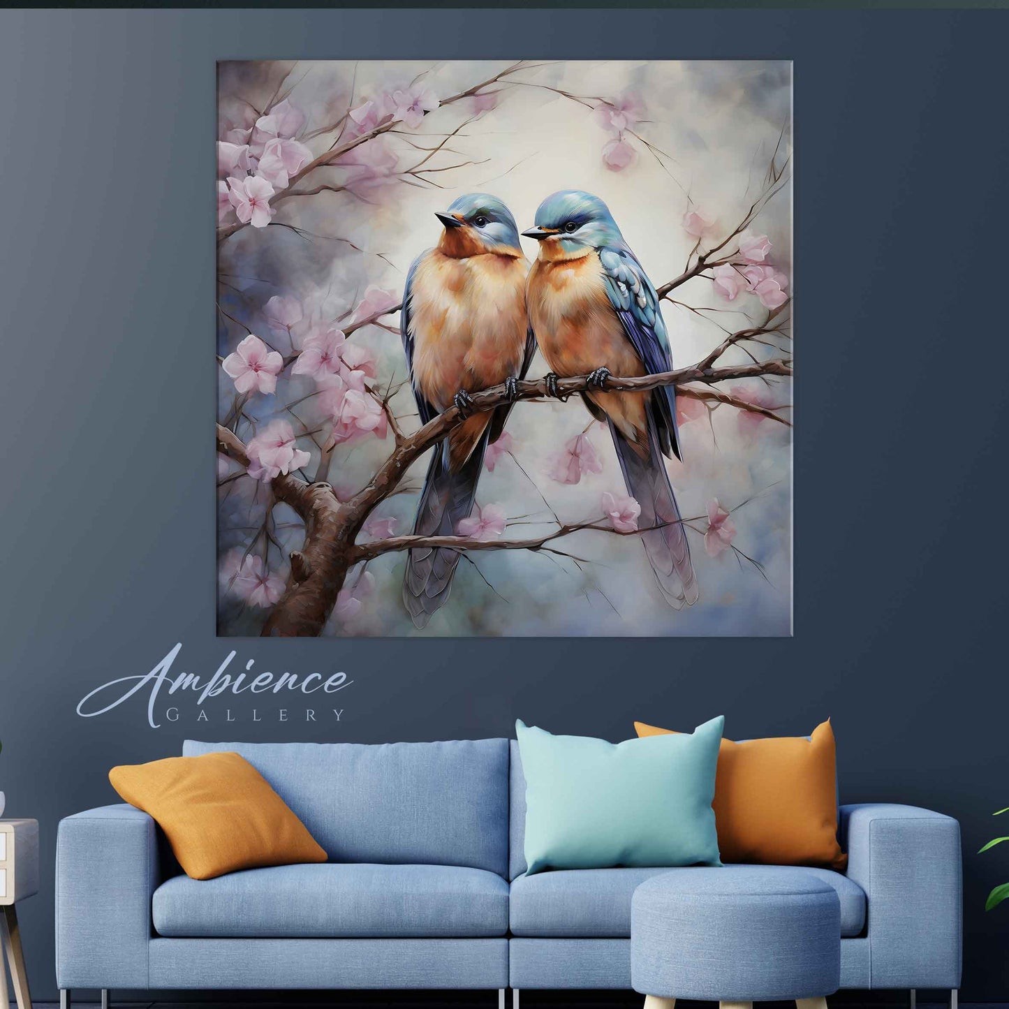 Elegant Watercoulor Style Birds
