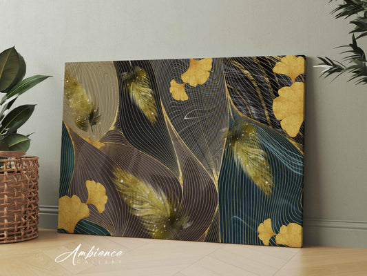 Gold Ginko Biloba Leaves