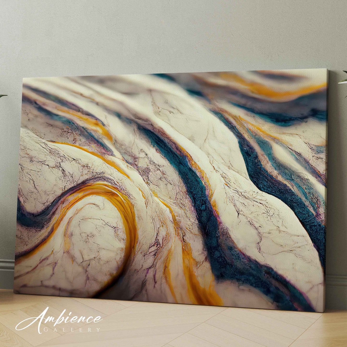 Attractive White Blue Yellow Mixture